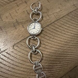 Vintage Y2K DKNY Archival Circle Link Bracelet Watch - NY3667